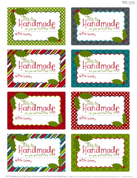 Printable Christmas Labels For Homemade Baking Worldlabel Blog