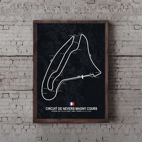 Affiche Circuit De Nevers Magny Cours Tracksters Boutique