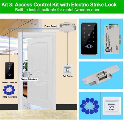 Waterproof IP68 Biometrics RFID Door Access Control System with Keypad