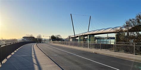 Stadt Walldorf Radweg auf der Brücke wird verbreitert