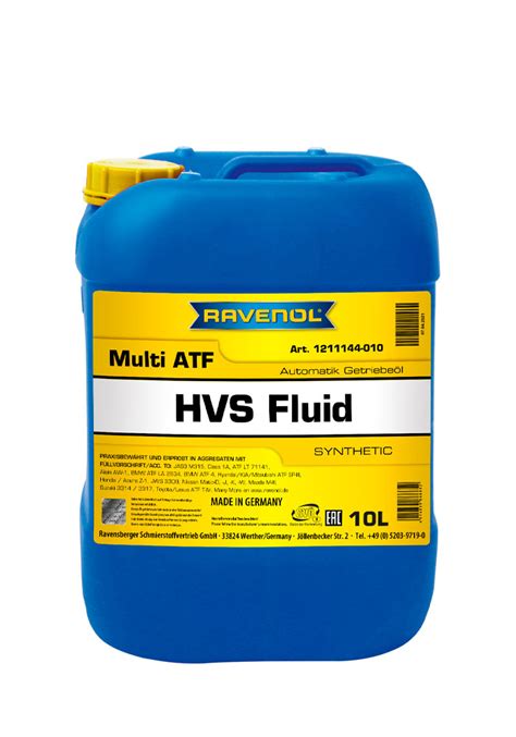 RAVENOL Multi ATF HVS Fluid - RAVENOL - Oleje do skrzyni biegów, oleje ...
