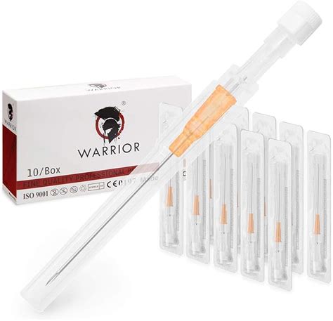 Warrior Aghi Sterili Cannula Per Piercing Orecchie Naso Usa E Getta