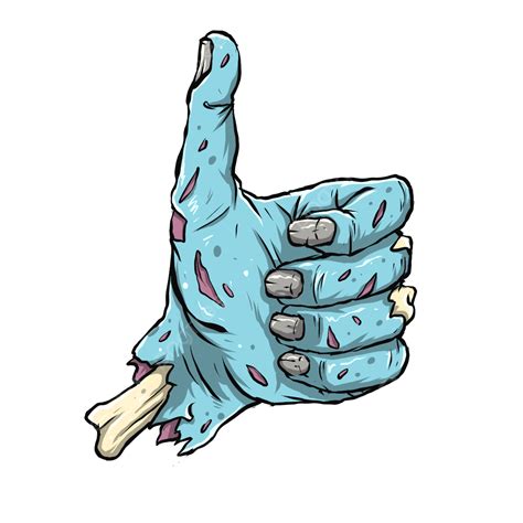 Zombie Hand Drawing