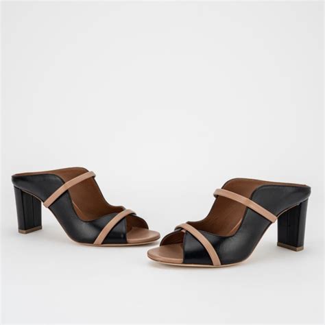 Jual Malone Souliers Norah 70 Mules Black Nude Shopee Indonesia