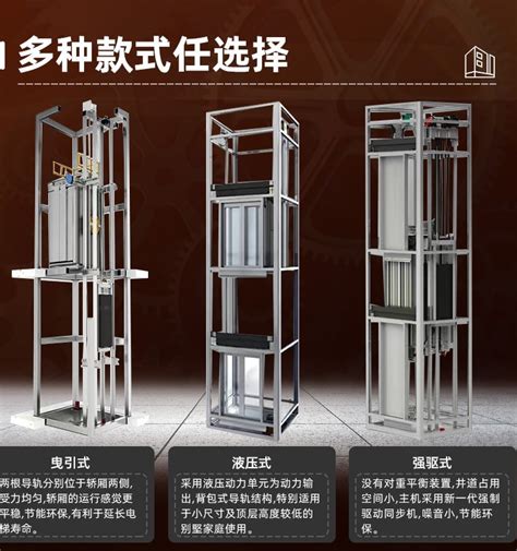 定制家用电梯液压四层层室内光二定制别墅小型观升降复式三层曳引虎窝淘