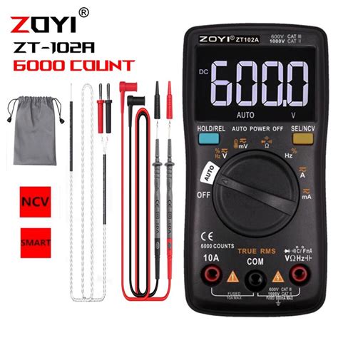 Jual Zoyi ZT 102A Multimeter Multitester Automatic Multifungsi | Shopee ...