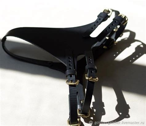 Трусы для страпона, Бондаж, БДСМ, Портупея, Кожаные трусики, чокер ...