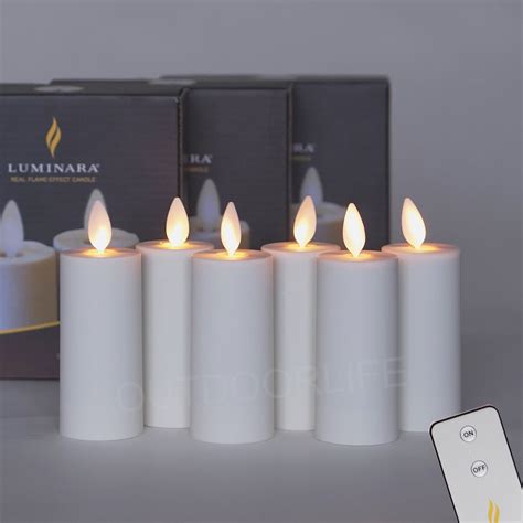 Luminara LED Battery Operated Flameless Flickering Votive Candles Tea