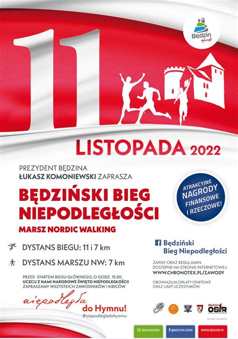 Bieg Niepodległości Będzin 2022 Nazaglebiu pl wydarzenia imprezy i