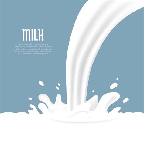 Milk Splash Vector 236320 Vector Art at Vecteezy