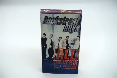 Backstreet Boys: All Access Video VHS Tested & Working - Etsy