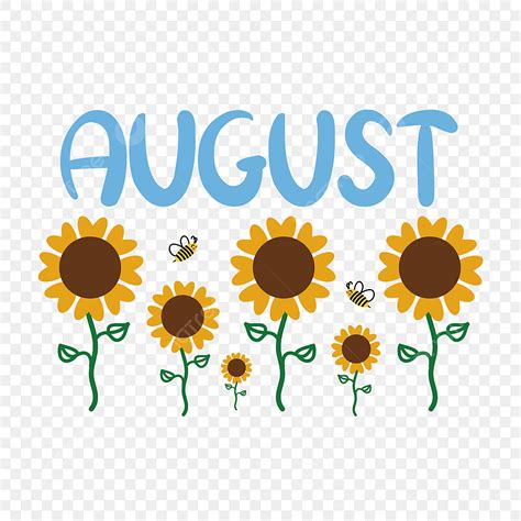 Free August Clipart