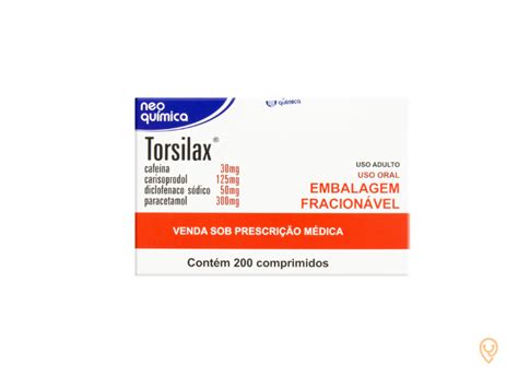 Para Que Serve O Comprimido Torsilax - Bula do Torsilax Envelopes 10 Comprimidos | CliniGuia
