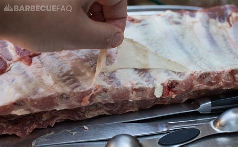 how to remove the membrane from ribs 6