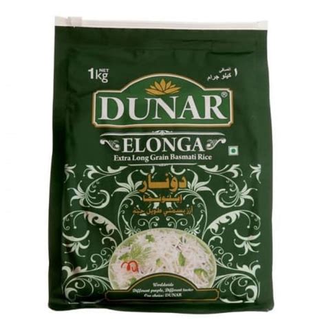 Купить Рис Басмати Дунар Элонга / Dunar Elonga Rice - 1 кг (Длиннозерный)