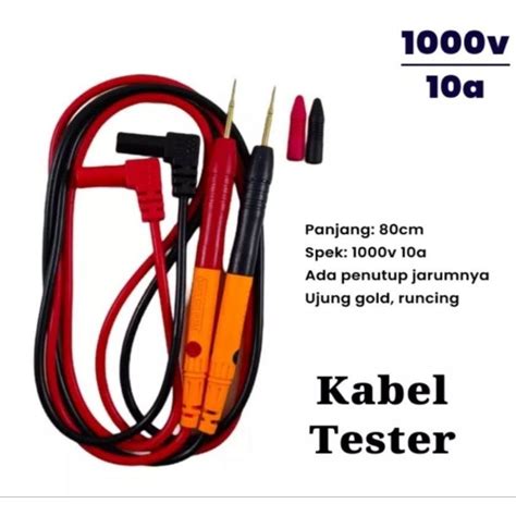 Jual Kabel Multi Tester Jarum Lancip Bagus V A Multimeter