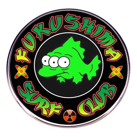 Fukushima Surf Club Enamel Pin – Distinct Pins