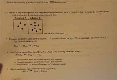 [solved] 5 What Is The Normality Of A Solution Which Is 0 0012