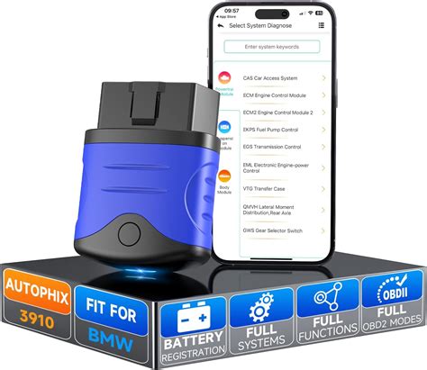 Autophix Bluetooth Obd Scanner Fit For Bmw All System Diagnostic