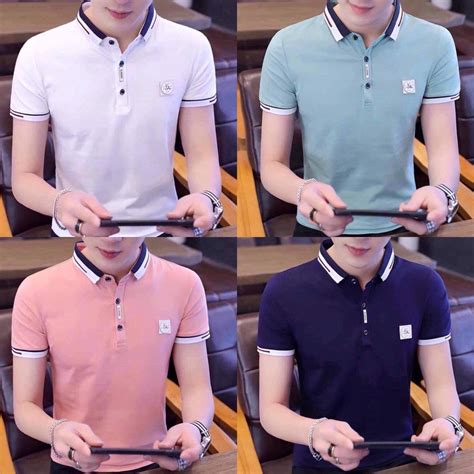 Fz Fashion Polo Shirt For Menl Shopee Philippines