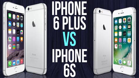 Iphone Plus Vs Iphone S Comparativo Youtube