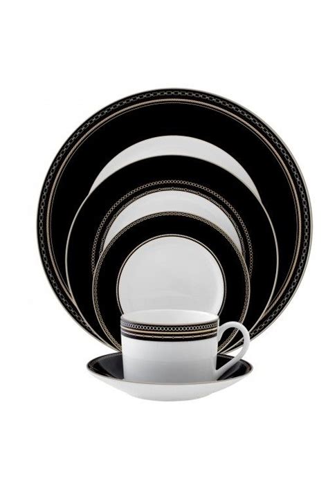 With Love Noir 5 Piece Place Setting Vera Wang Wedgwood Ca Vera