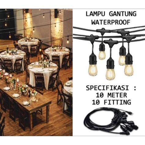 Jual Kabel Fitting M Fitting Kabel Fiting Lampu Gantung Cafe Kabel