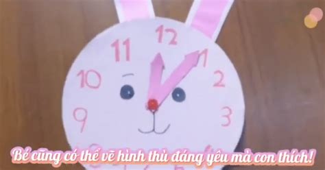 cach lam dong ho treo tuong bang giay cho