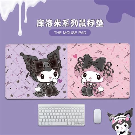 Cute Kuromi Mouse Pad Oversized Sanrio Melody Office 800x300mm Game