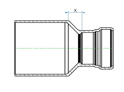 Mueller Streamline STL Fitting Reducer FTG X P On Mueller Industries