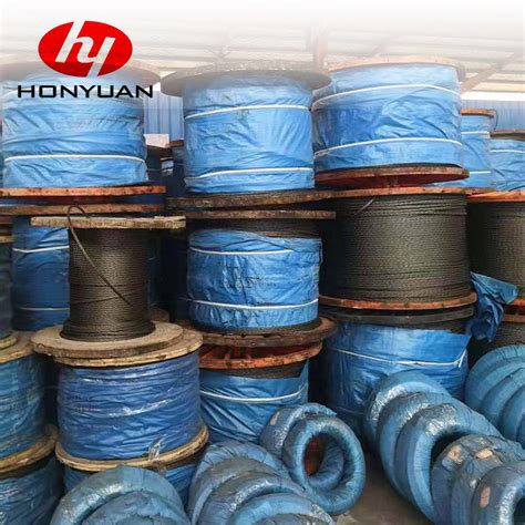 DIN Standard Steel Wire Rope Iwrc Core 6X37 Iwrc 14mm Ungalvanized