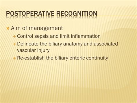 Ppt Classification And Management Of Bile Duct Injury Powerpoint