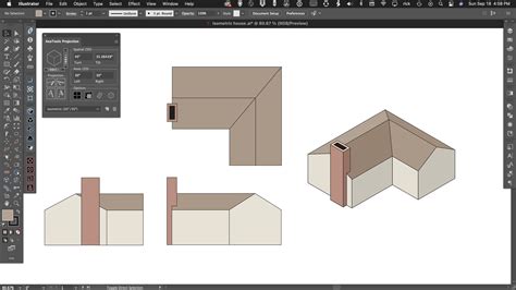 Project a house to isometric — rj-graffix