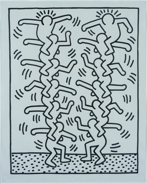keith haring descriptions  movement