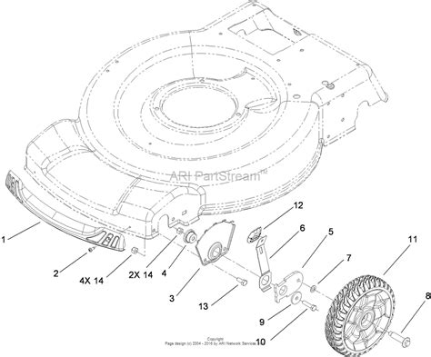 Toro 20332 22in Recycler Lawn Mower 2009 Sn 290000001 290999999 Parts Diagram For Front Axle