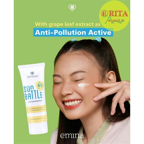 Jual Emina Sun Battle Spf Pa Ml Shopee Indonesia