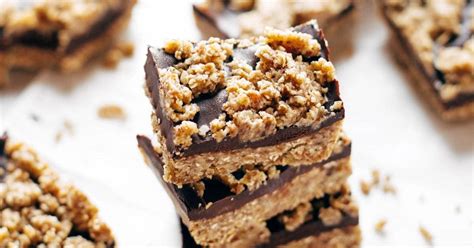 Raw Salted Chocolate Snack Bars Recipe - Pinch of Yum