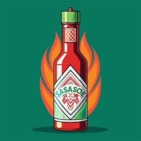 Premium Vector Tabasco Sauce Spicy And Flavorful Hot Sauce