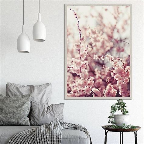 Quadro Decorativo Flor De Cerejeira Quatro Lados Quatro Lados