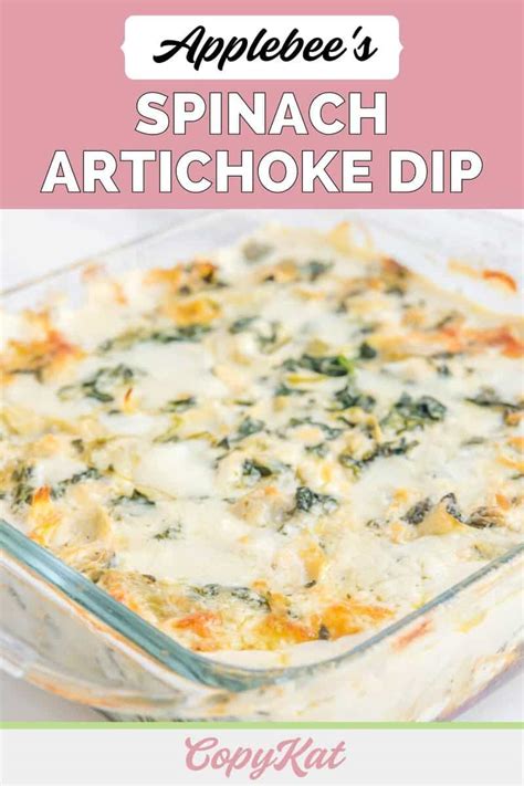 Applebee's Spinach Artichoke Dip - CopyKat Recipes