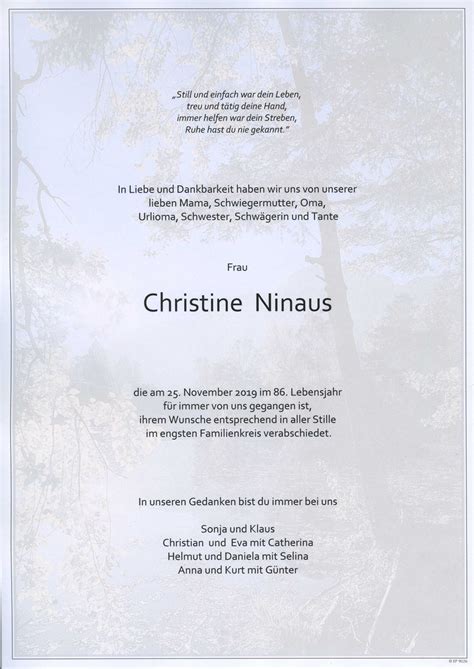 Parte F R Christine Ninaus Pax Requiem