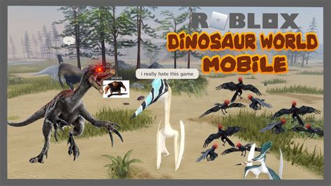 Therizinosaurus And Rko Pteryx Roblox Dinosaur World Mobile Youtube