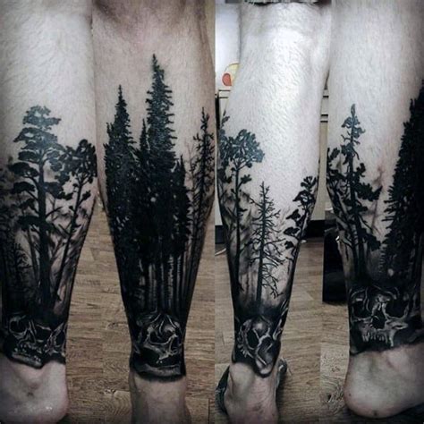 100 Forest Tattoo Designs For Men Masculine Tree Ink Ideas