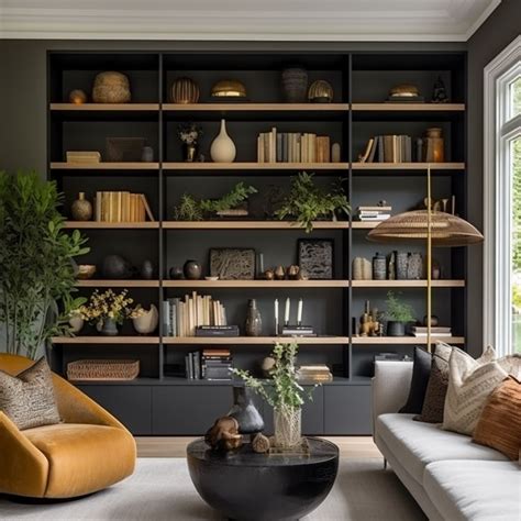 Fit Shelving Into An Alcove Living Room Shelves Recessed Shelves