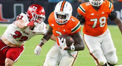 Miami RB Don Chaney Jr. commits to Louisville - On3