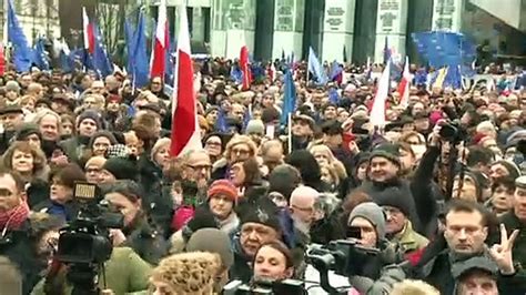 Protest Gegen Weitere Justizreform In Polen Video Dailymotion