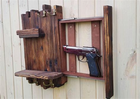 Gun furniture Hidden gun storage Original style Wall case | Etsy