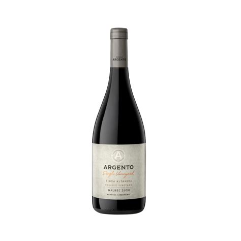 Rượu Vang Đỏ Argentina Bodega Argento Single Vineyard Finca Altamira Malbec