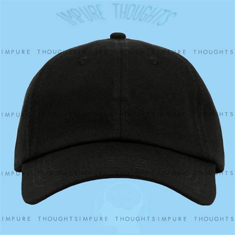FUCK OFF Dad Hat Embroidered Baseball Cap Low Profile Black Etsy