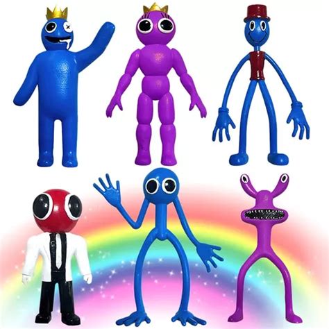 Kit Roblox Rainbow Friends Figura 6 Pcs Muñecos Juguete Meses sin interés